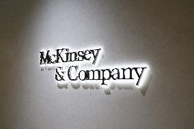 McKinsey & Company signage and logo
